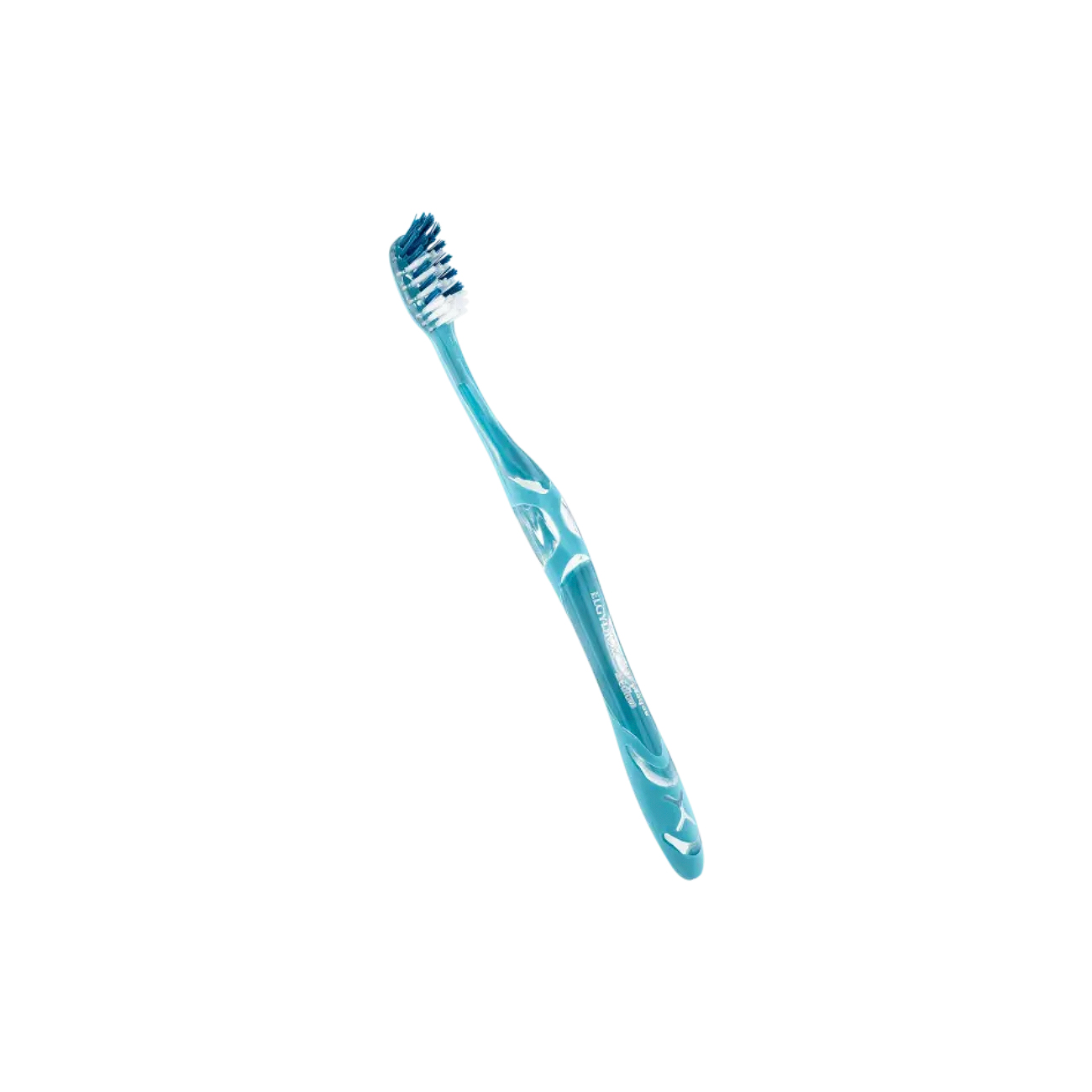 Uma escova de dentes suave que é particularmente eficaz contra a placa bacteriana.